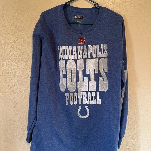 NWOT Men's Indianapolis Colts NFL Apparel Tee - Picture 1 of 4